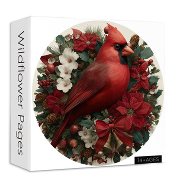 Wreath & Cardinals Bird Jigsaw Puzzle 1000 Pieces